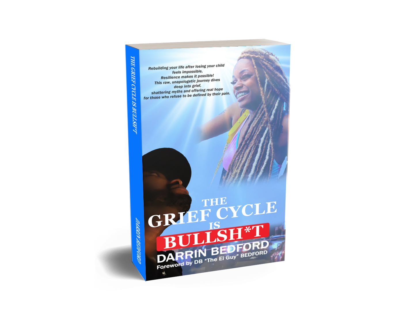 Cover of 'The Grief Cycle is Bullsh*t' - a raw journey of grief for parents.